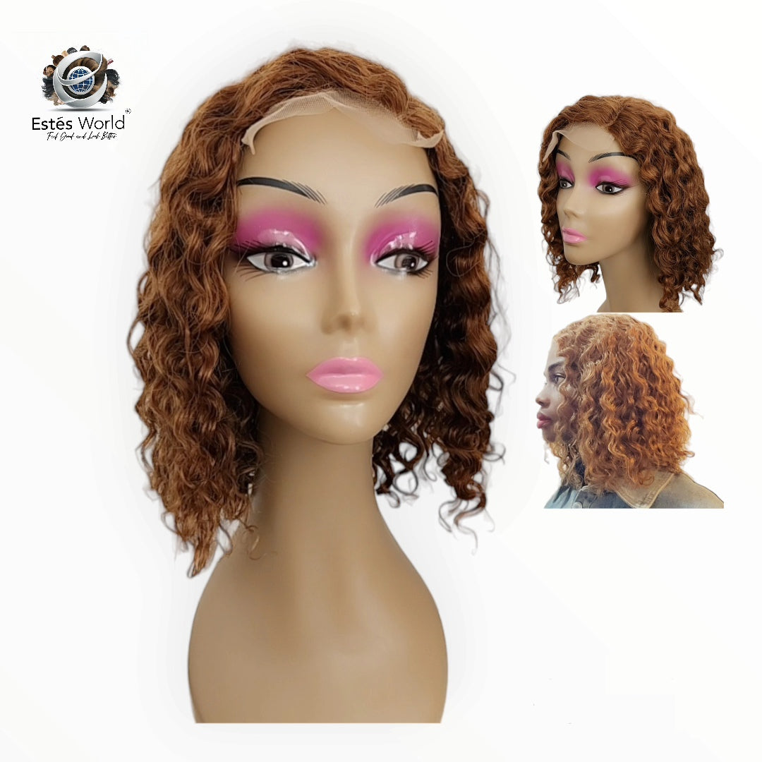 Deep Wave 4x4 Lace Wig Human Hair 200%Density