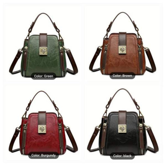 Mini Handbag  - High Quality Vintage Leather