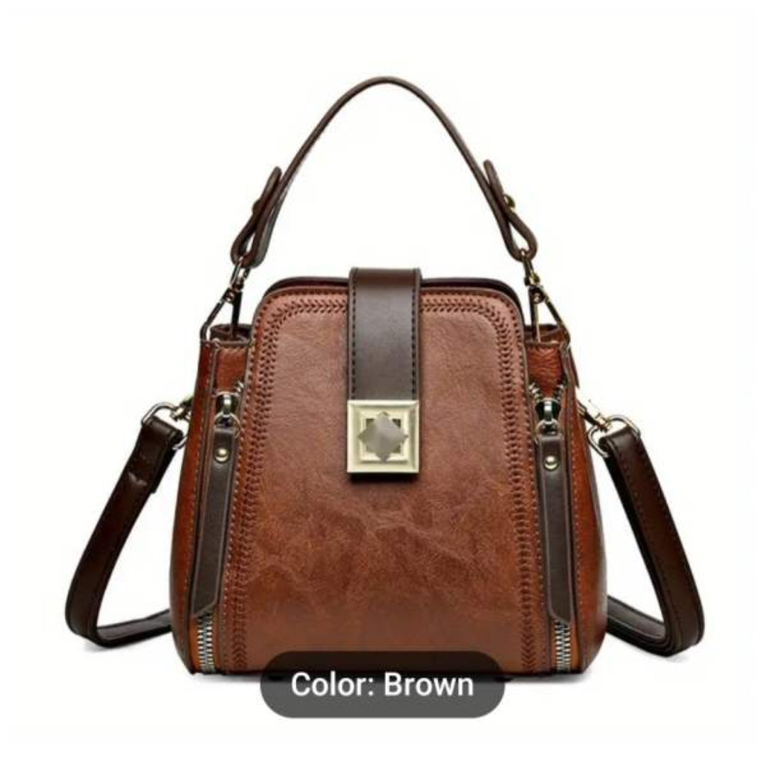 Mini Handbag  - High Quality Vintage Leather