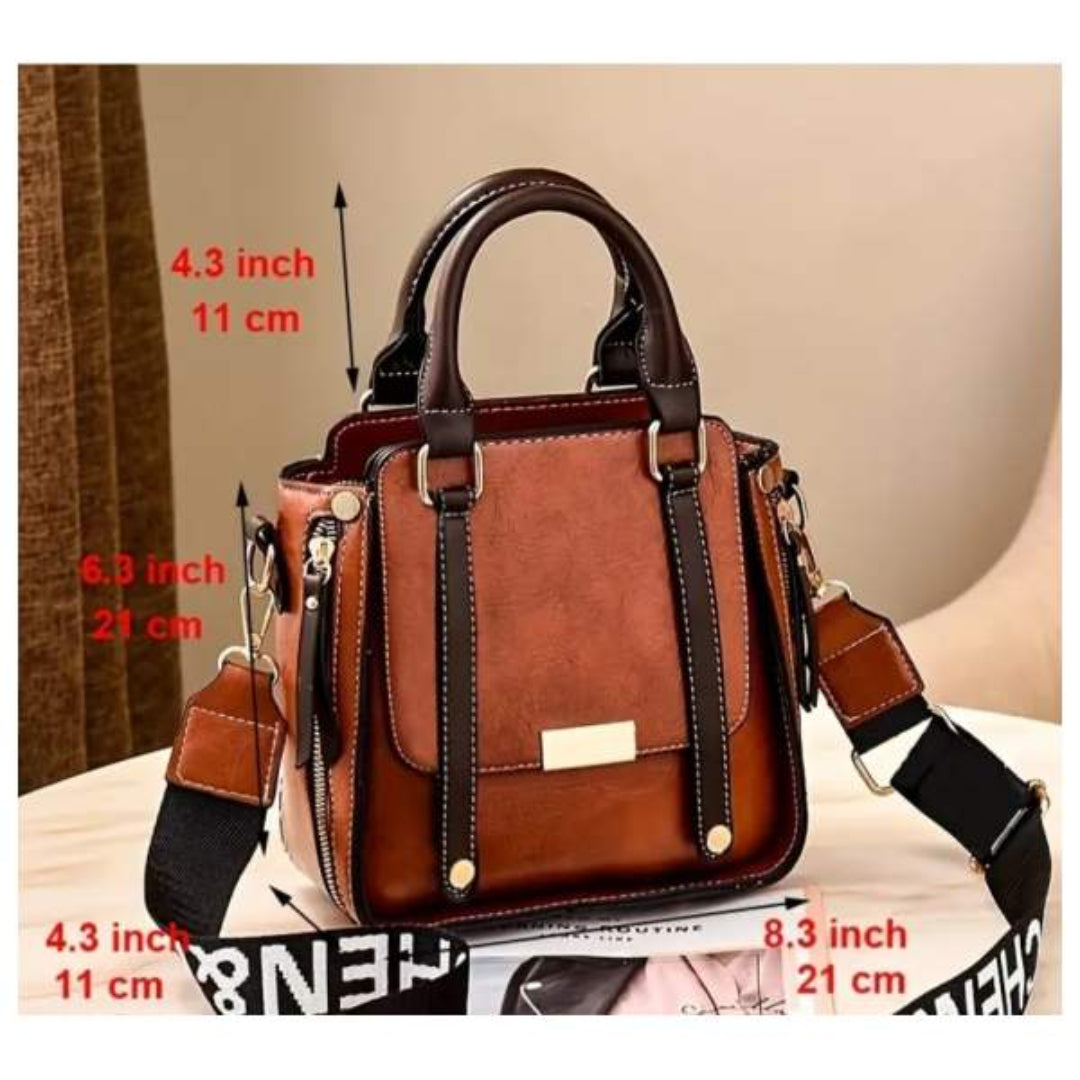 Small Handbag  - High Quality Vintage Leather