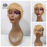 Short Pixie Cut Human Hair Wigs