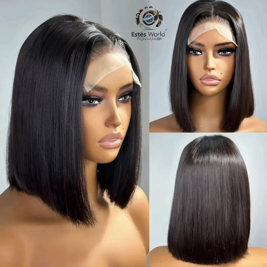 Vietnamese Remy Straight Human Hair Bob Wig