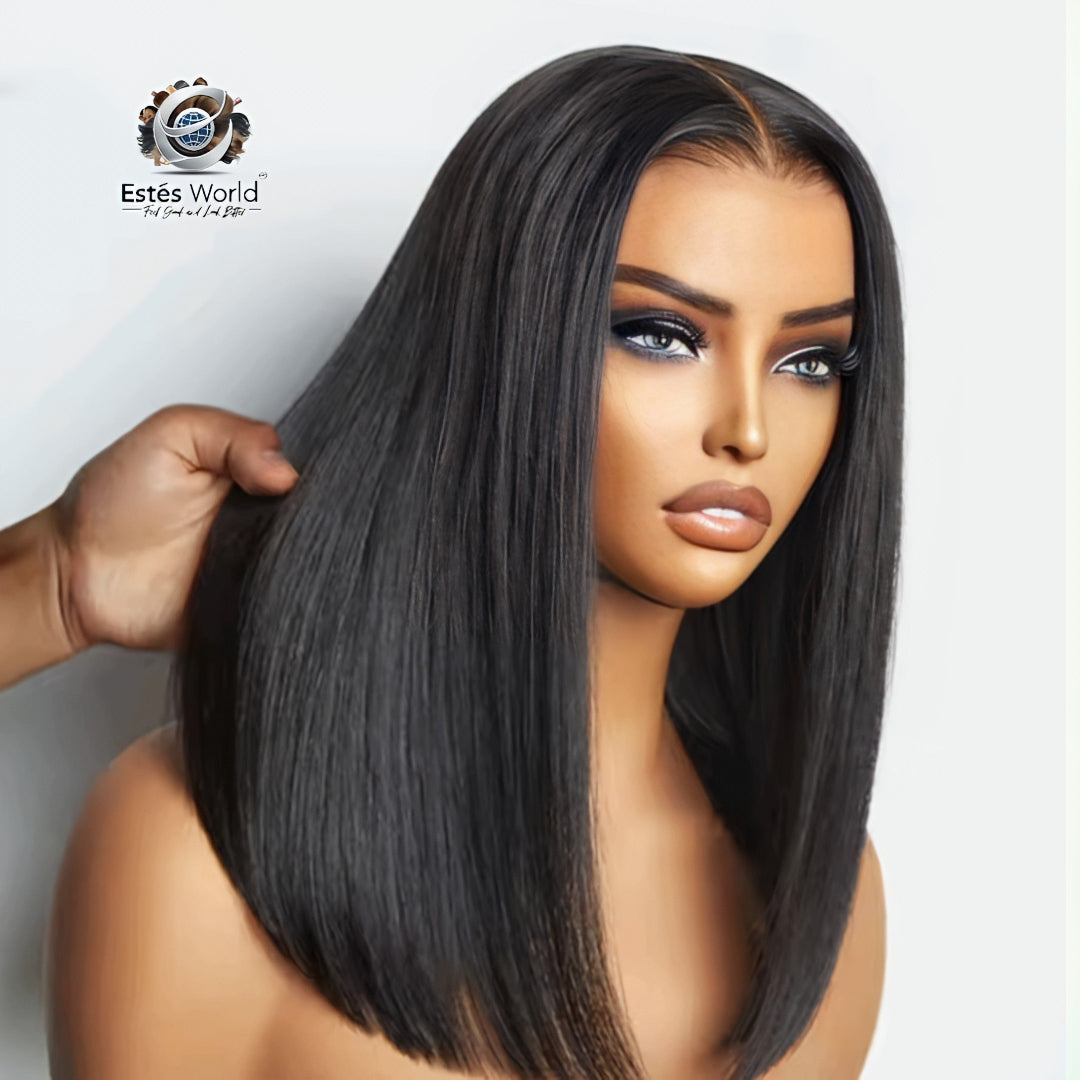 Straight Vietnamese Remy Human Hair Wig, 250% Density HD Lace Wig