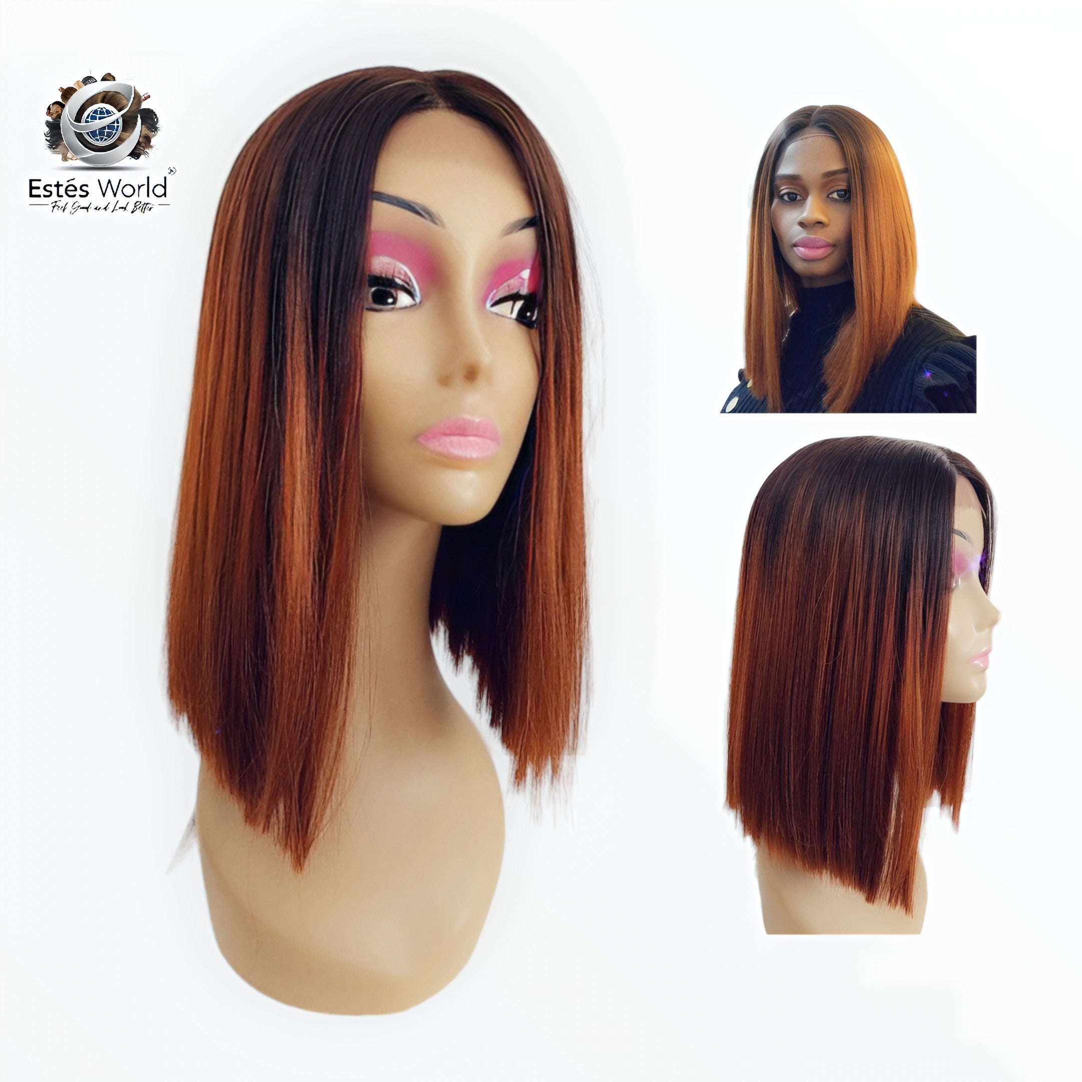 Short Bob Ombre Brown