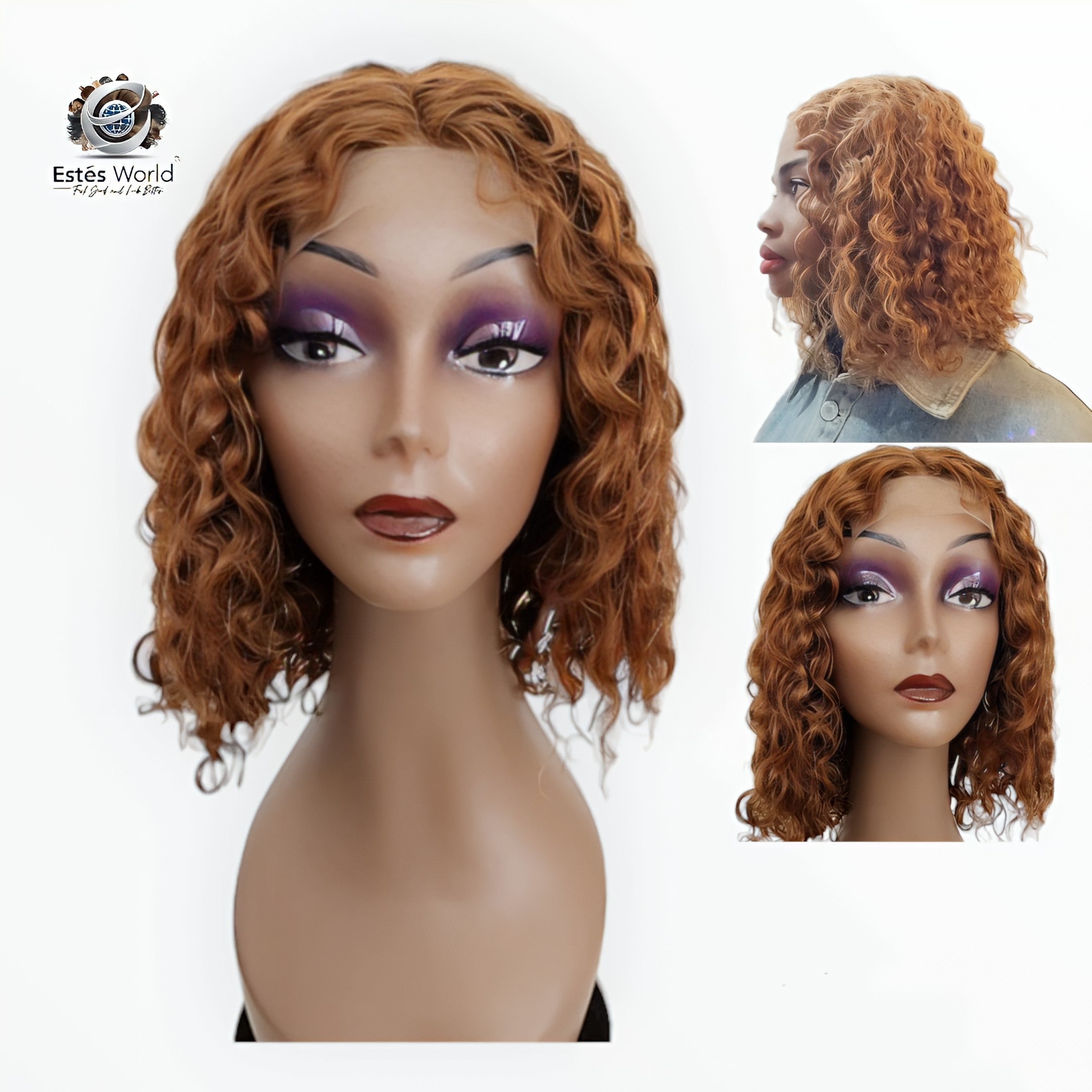 Deep Wave 4x4 Lace Wig Human Hair 200%Density