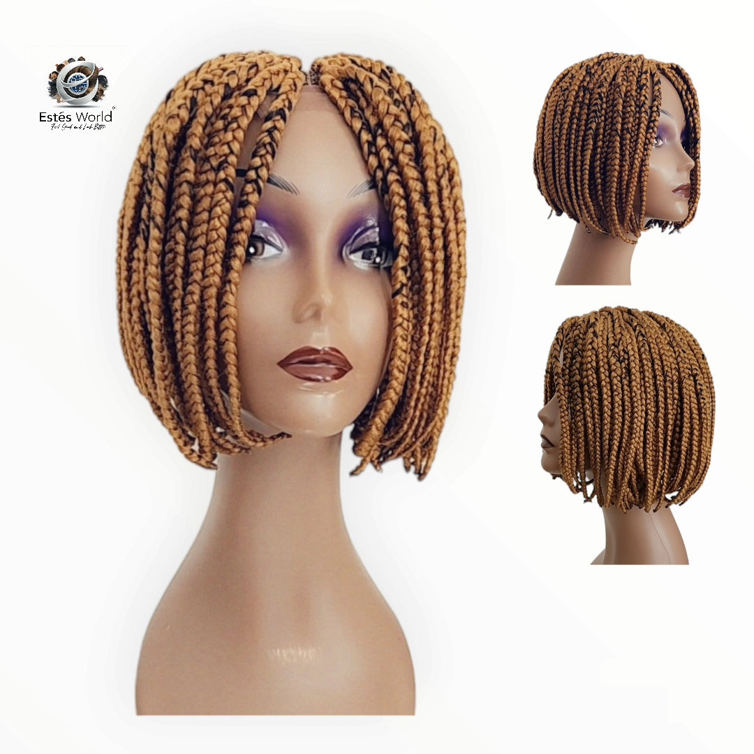 Short Bob Box Braided Wigs