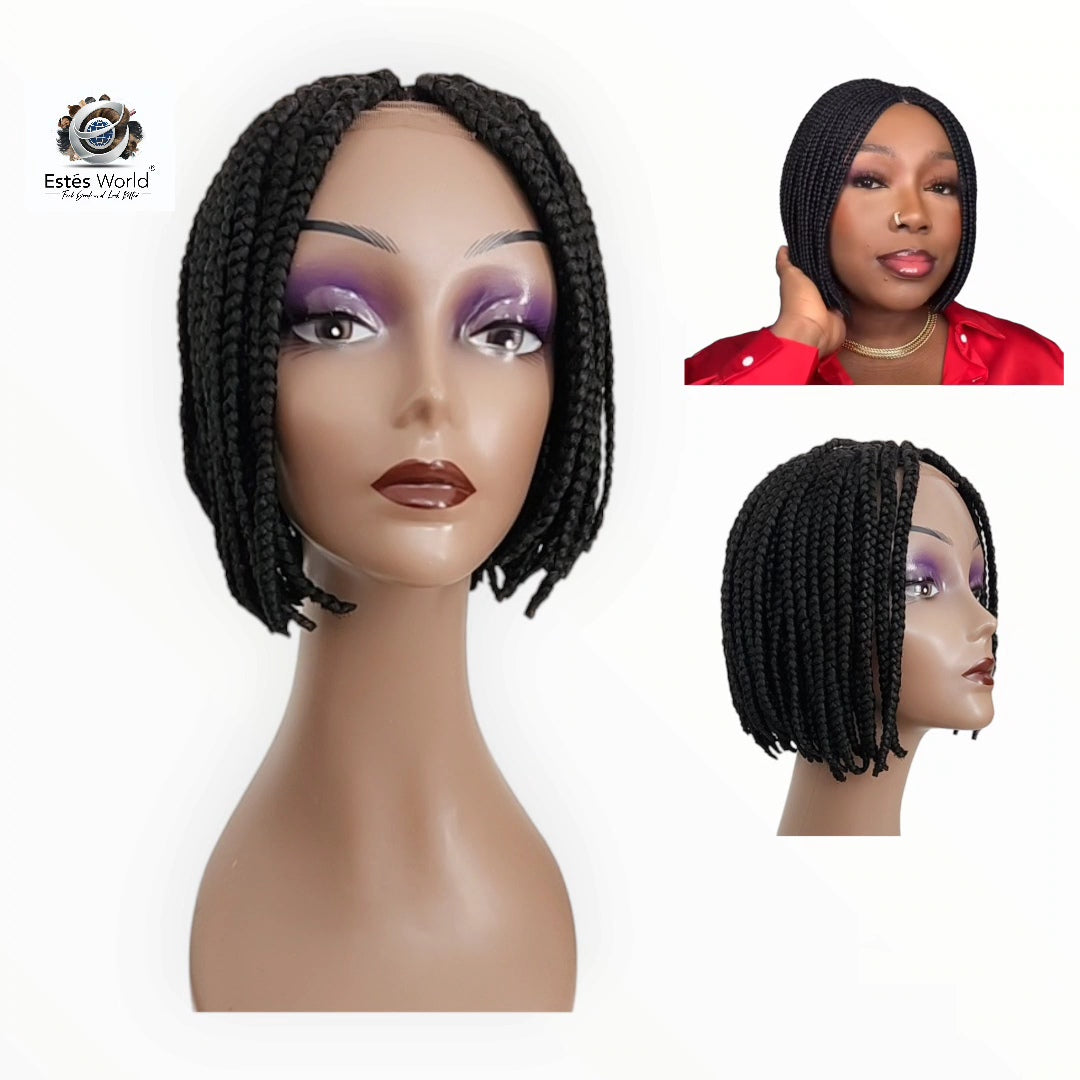 Short Bob Braided Wig