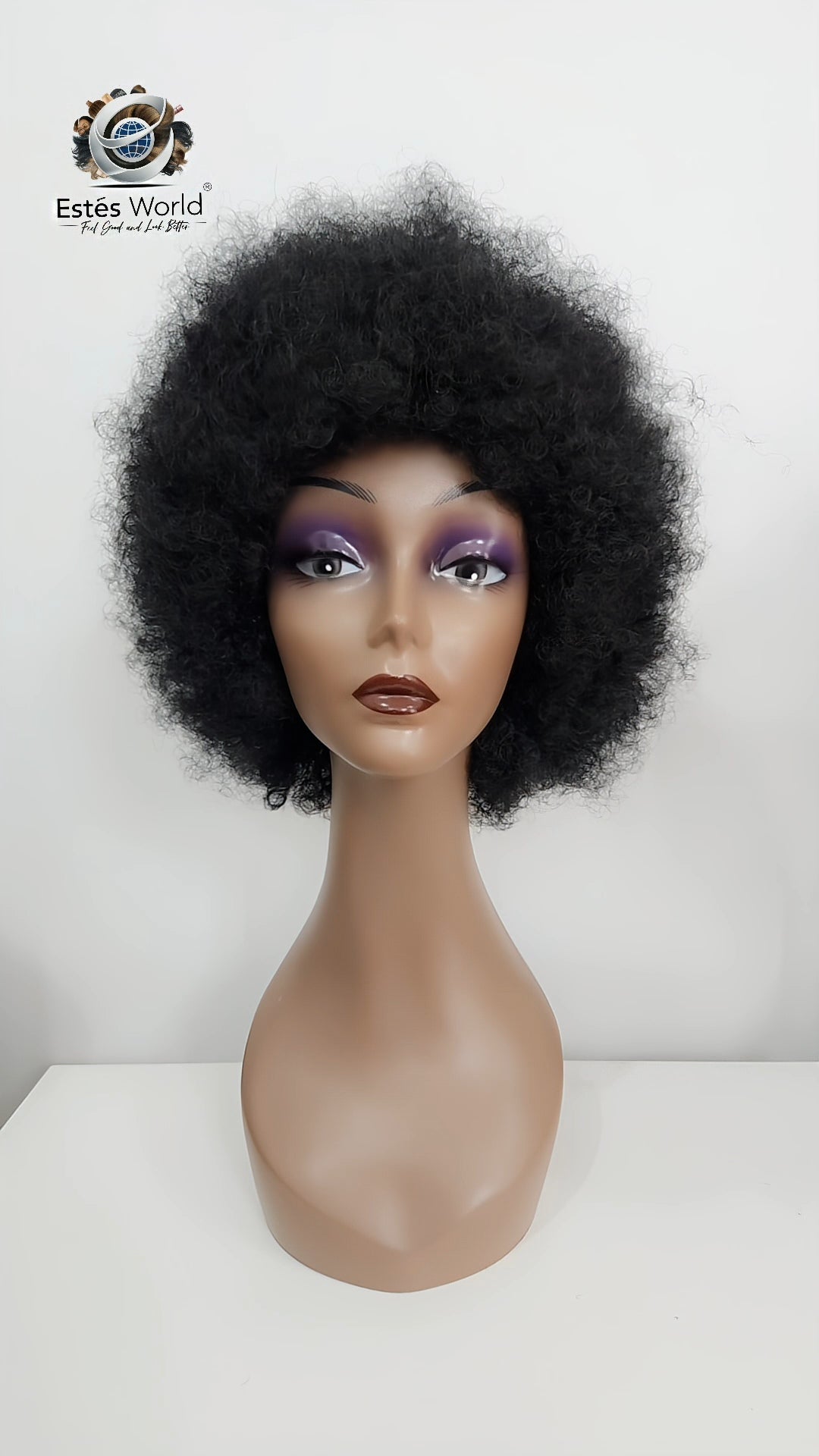 Short Synthetic Afro Wigs
