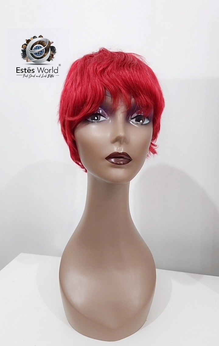 Short Pixie Cut Wig Human Hair