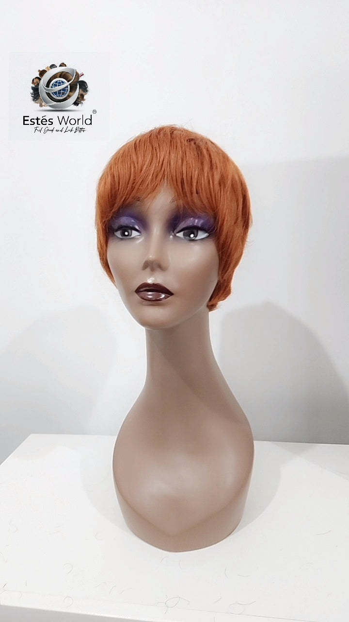 Short Pixie Cut Wig Human Hair