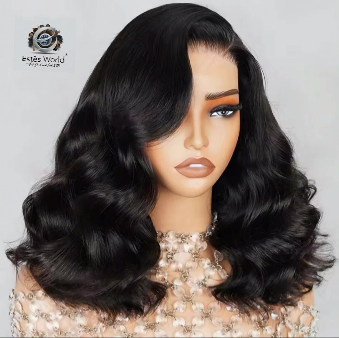 Vietnamese Virgin Human Hair Wig, Frontal Transparent Lace