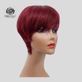 Short Pixie Cut Wig Brazilian Human Hair