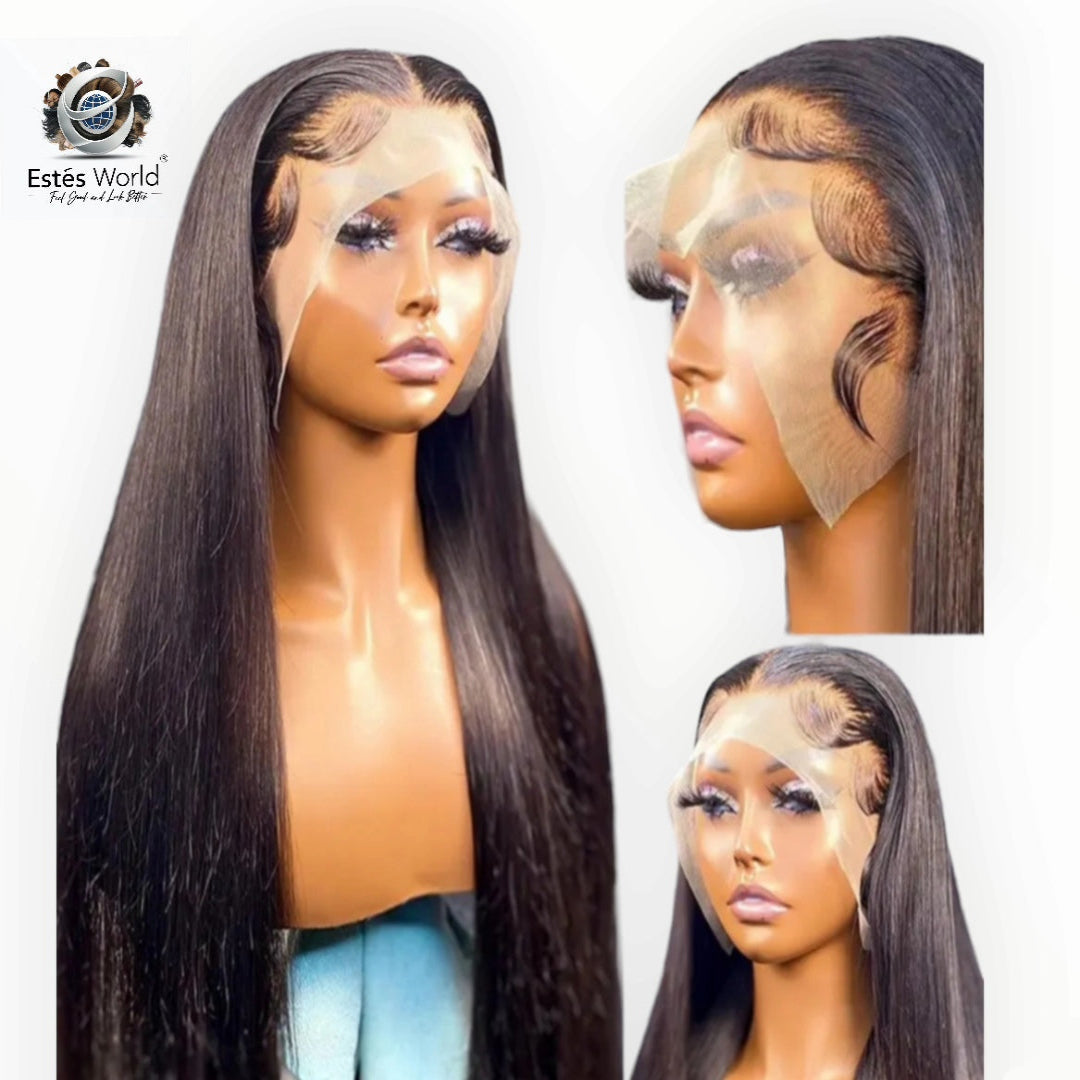 Straight Vietnamese Remy Human Hair Wig, 250% Density HD Lace Wig