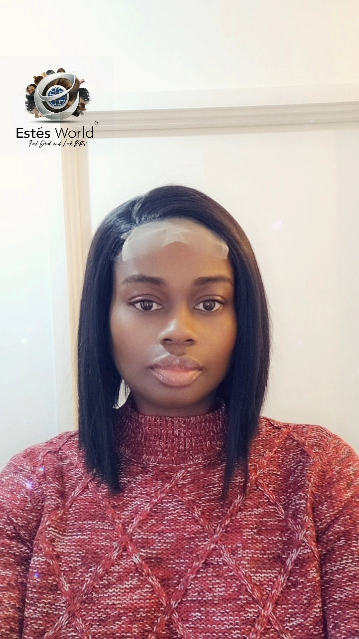 Straight Bob Side Part Human Hair