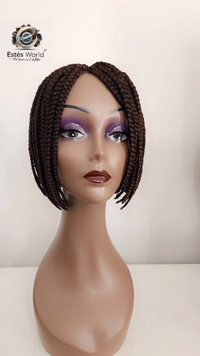 Short Bob Box Braided Wigs