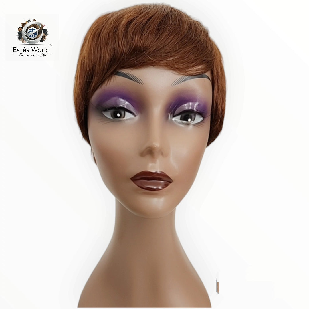 Short Pixie Cut Wig Brazilian Human Hair